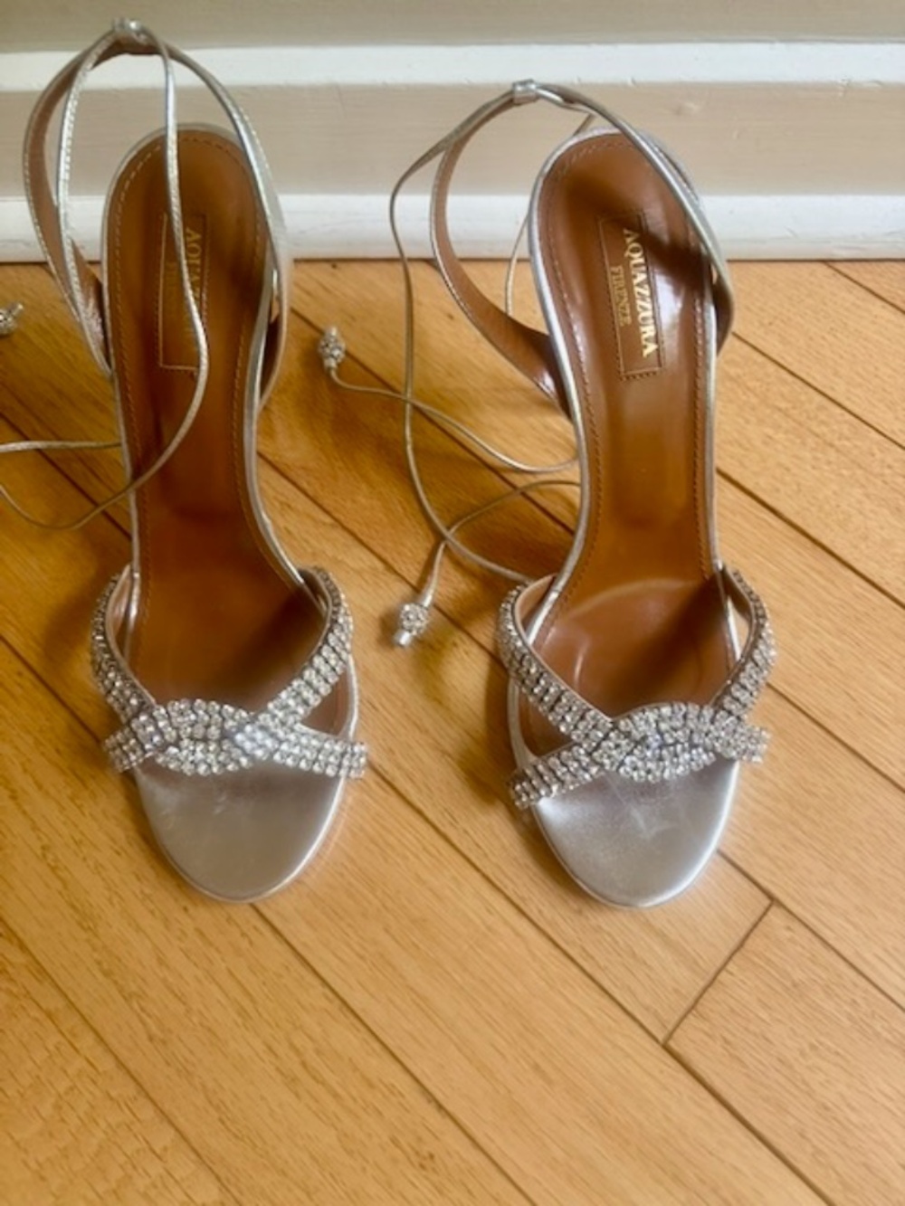 AQUAZZURA DRESS STILETTO SANDALS